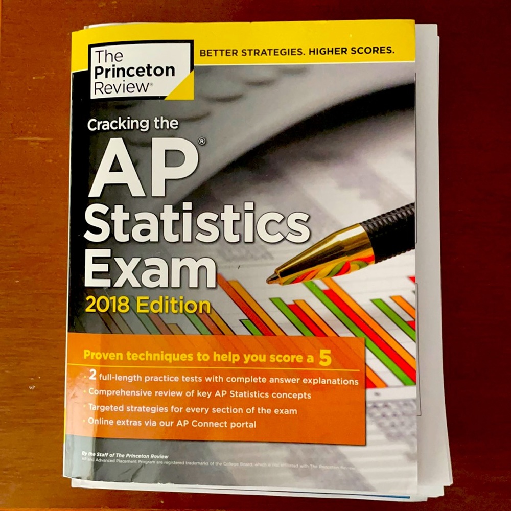 AP Statistics Exam Prep Book